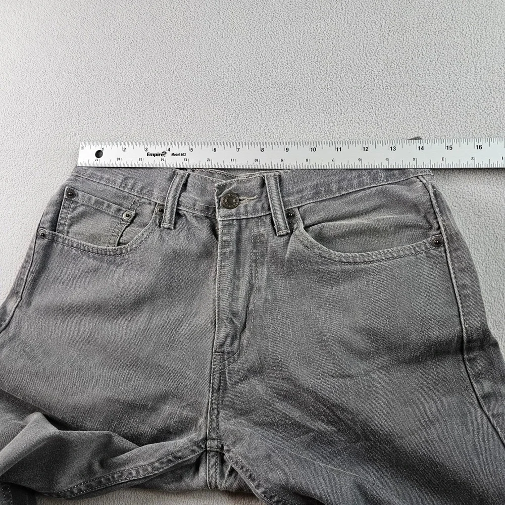 Levi Strauss & Co Straight Leg Denim Jeans Men's‎ 34x32 Gray Light Wash
